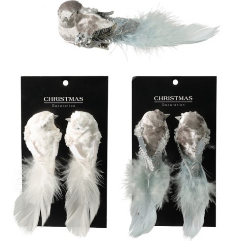 PTICA 14CM NA ŠTIP. SET 2KOM SORT KOOP