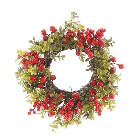 VIJENAC SA CRVENIM BOBICAMA 35,5CM VET