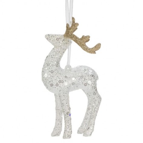 JELEN GLIT BIJELI 6X12CM ZA OBJ WEI