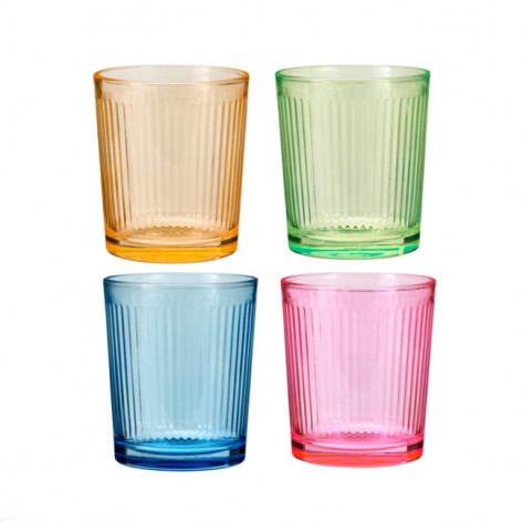 ČAŠE U BOJI 360ML SET 4/1 KOOP