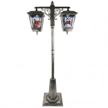 LANTERNA DUPLA DJED/SNJEŠKO 180CM LED CR/SREB TIM