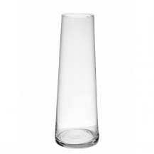VAZA STAKLO NIKI 12X35CM MAK