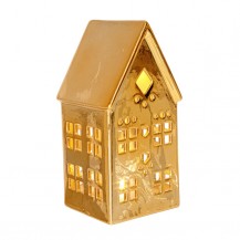 KUĆICA DICKENS LED SVIJETLO ZLAT. BIZ