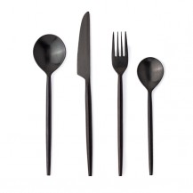 SET PRIBORA ZA JELO BRONTE NERO 16KOM BIZ