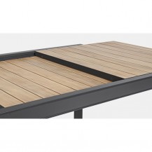 STOL ALL. BELMAR 160-240X100 NAT/ANTRACIT BIZ