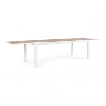 STOL ALL. BELMAR 220-340X100 BIJELI BIZ