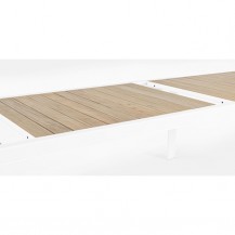 STOL ALL. BELMAR 220-340X100 BIJELI BIZ