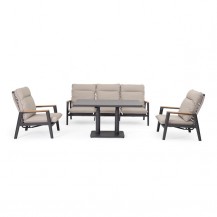 STOL MIGUEL 140X80X51/72 ANTRACIT JX BIZ