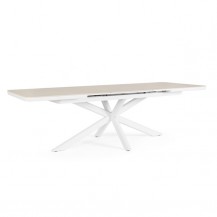 STOL ALL.PASCAL 200-260X100 BIJELI BIZ