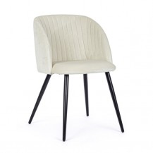 STOLICA QUEEN VELVET BIJELA BIZ