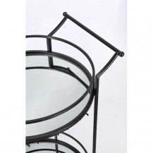 KOLICA ZA PIĆE ISAAC STALAK 3BOCE H83 CRNA BIZ