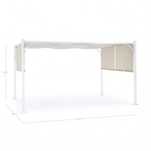 GAZEBO SLIDE 3X4 BIJ./TORT. BIZ