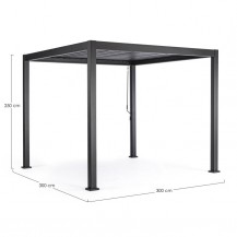 PERGOLA PACIFIC 3X3 ANTRACITE BIZ