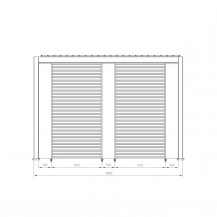 PANEL BOČNI ZA PERGOLU OCEAN MAREA