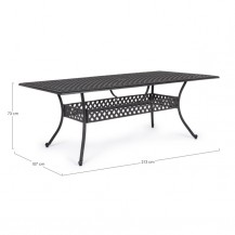  STOL IVREA 213X107 ANTRACIT BIZ