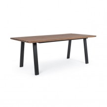 STOL OSLO ANTRACIT/NAT. 200X100 BIZ