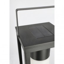 LAMPA SOLARNA LED QU H75 CRNA S RUČKOM BIZ