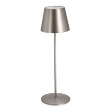 LAMPA STOLNA ETNA LED H38 SREB. BIZ