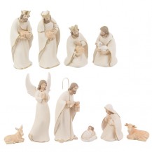 FIGURE ZA JASLICE SET 10KOM BIJELE BIZ