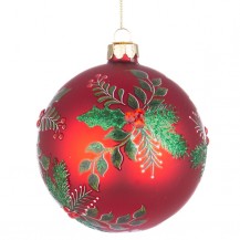 KUGLICA STAKL. LIŠĆE D100 CRV. BIZ