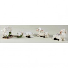 FIGURA OVČICA 7X4X2,5/5CM SORT ROS