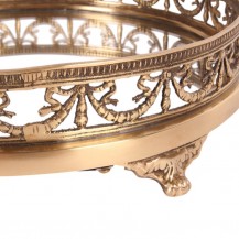 PLADANJ SA OGLEDALOM 28CM ZL. DUT