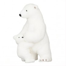 POLARNI MEDVJEDI 27X22X42CM BIJELI EDE