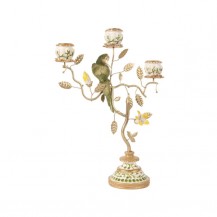 SVIJEĆNJAK PAPIGA 32,5CM ZEL. DUT