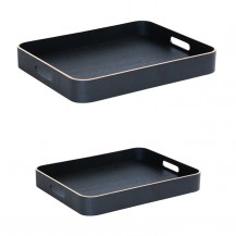 PLADANJ RECT 50X38CM CRNI BAS