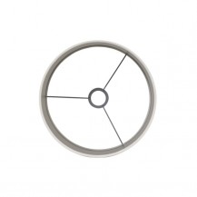 KLOBUK ZA LAMPU VELOURS 30X30X21CM WH. LIG