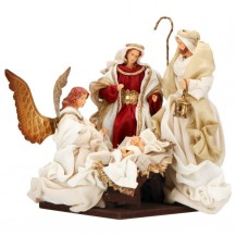 JASLICE SET FIGURE BEŽ/BORDO TIM