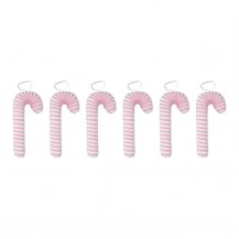 CANDY CANE ZA OBJ. 6KOM PINK/BIJ.TIM