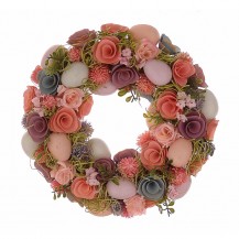 VIJENAC OD CVIJEĆA I JAJA 33CM VET