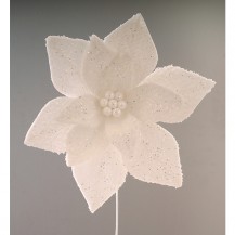 BOŽIĆNA ZVIJEZDA 60CM GLIT. BIJ. VET