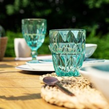 ČAŠA ZA VODU BASIC 8X10CM TURQ. WER