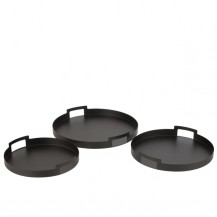 PLADANJ OKRUGLI D45 MET. CRNI JOL