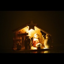 JASLICE LED KUĆICA I FIGURICE M JOL