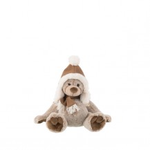 MEDVJEDIĆ PLIŠ SMEĐI S KAPOM S  JOL