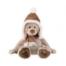 MEDVJEDIĆ PLIŠ SMEĐI S KAPOM L  JOL