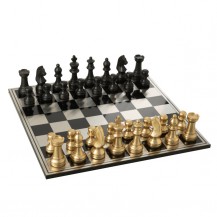 ŠAHOVSKA PLOČA S FIGURAMA ZL/CR. JOL
