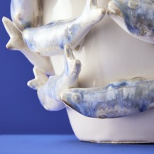 VAZA RIBE 28X42CM BIJELA WER