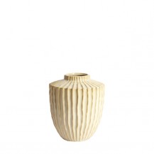 VAZA TALEA 25X28CM SAND/BEŽ LIG