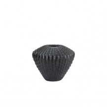 VAZA CACTI 55X45CM MAT BLACK LIG