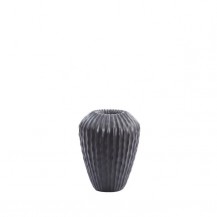 VAZA CACTI 29X37CM MAT BLACK LIG