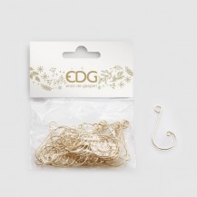 KUKICE METALNE 30KOM ZLAT. EDG