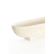 POSUDA NA PODNOŽJU ROSANA 38X15X9CM SIVA LIG