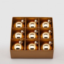 KUGLICE ZLATNE D06 SET 9KOM EDG