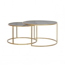 STOLIĆ DUARTE FI75X44CM GOLD L LIG