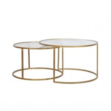 STOLIĆ DUARTE FI65X39CM GOLD S LIG
