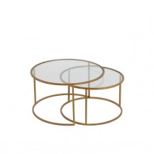 STOLIĆ DUARTE FI65X39CM GOLD S LIG